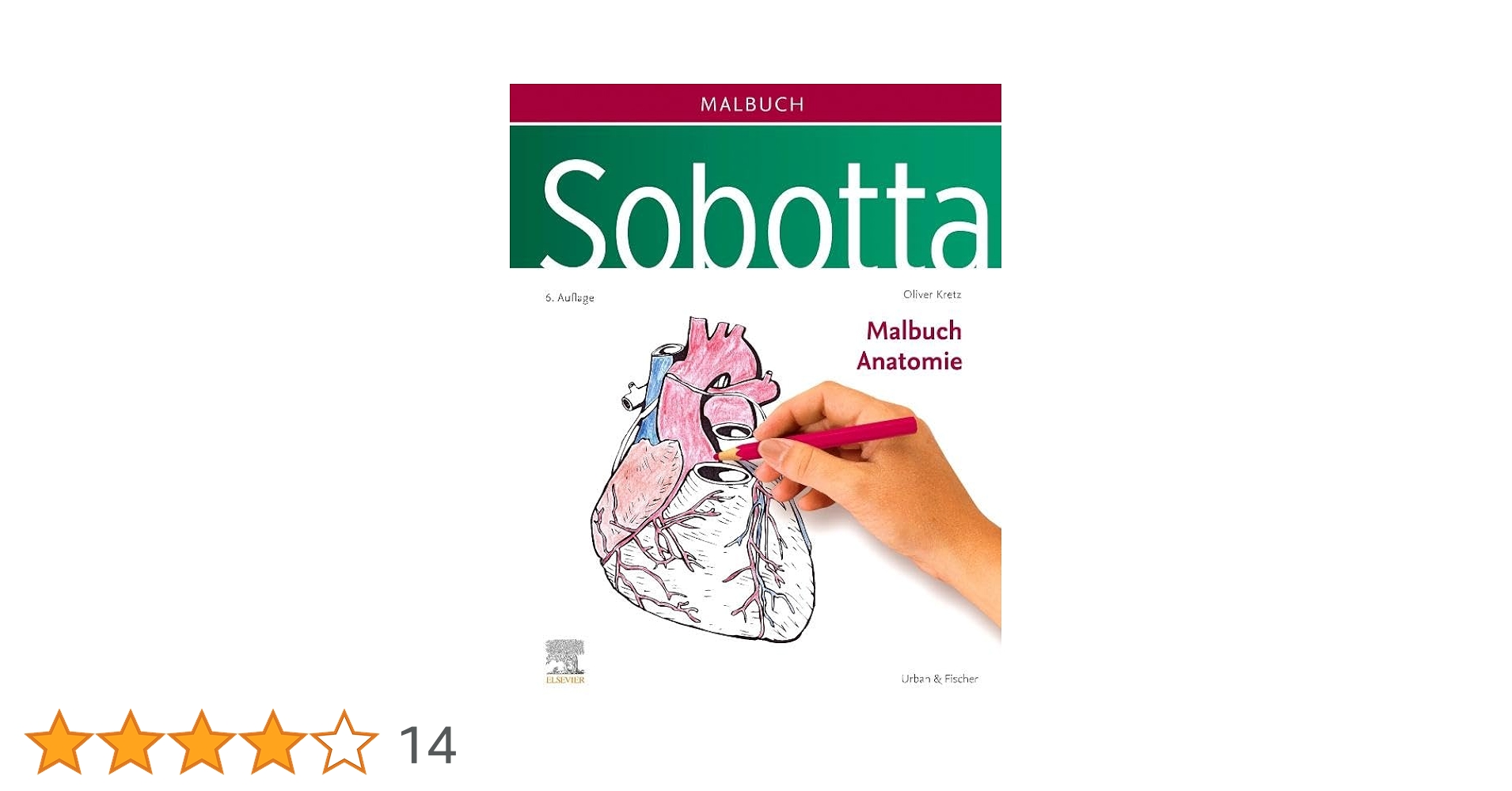 Sobotta Malbuch Anatomie : Kretz, Oliver, Keller, Holger
